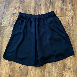 ✨Monki Solid Black Lightweight Shorts